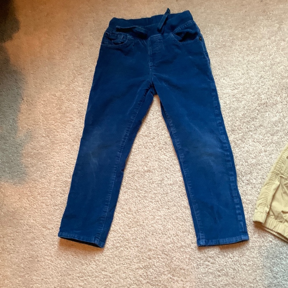 Baby Gap boys 5 year navy corduroy pull on pants